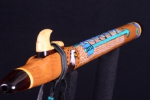 Mulberry Native American Flute, Minor, Mid F#-4, #G22C (3)